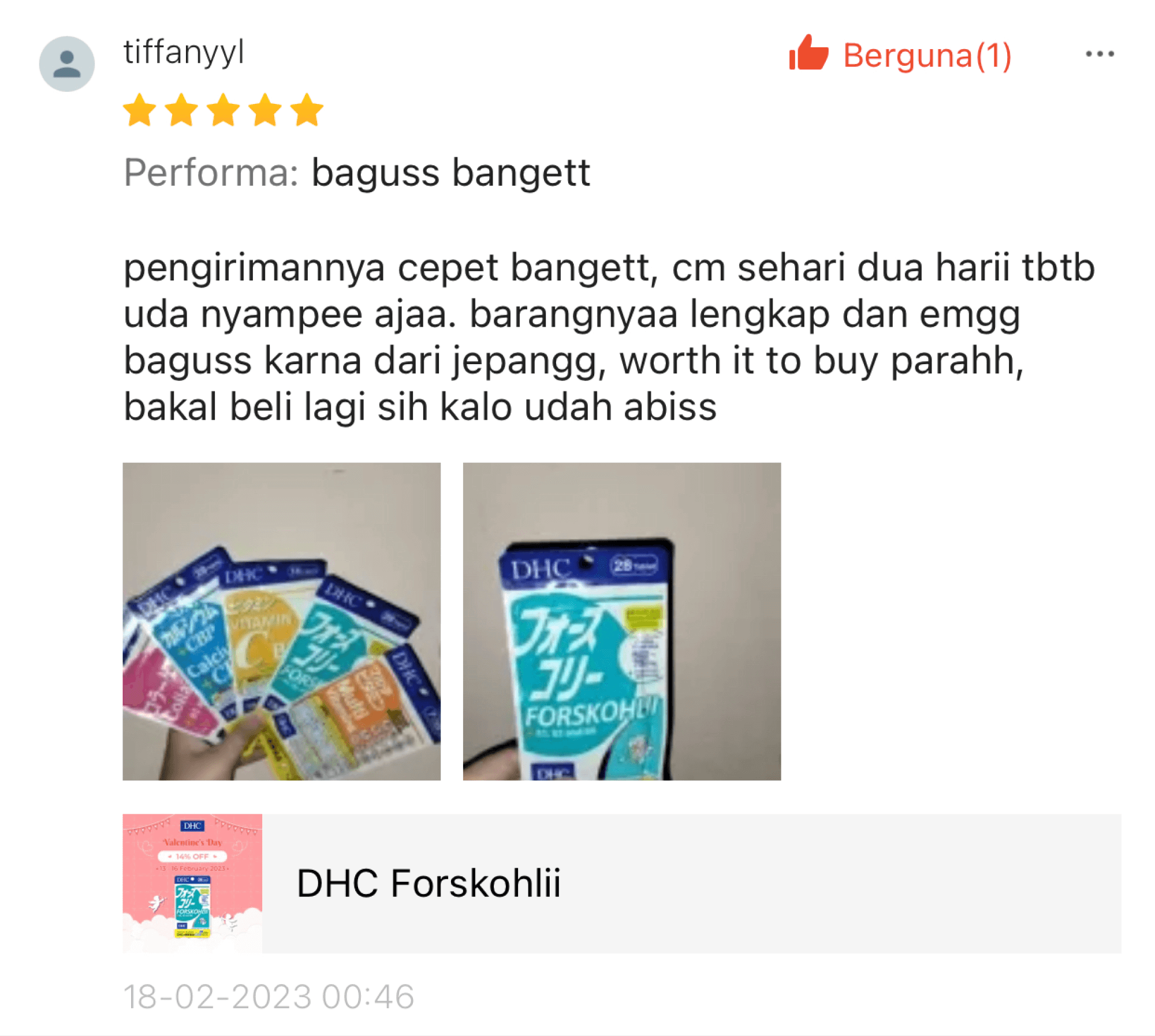 Review Marketplace Official DHC Supplement