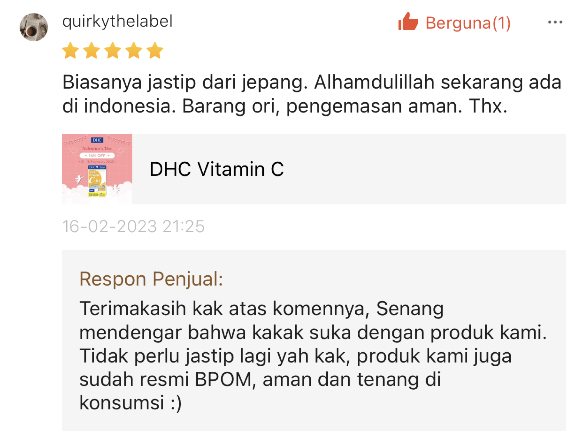 Review Marketplace Official DHC Supplement